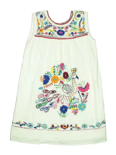 Pre-owned Peek Kids' ... Dress In White