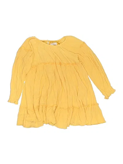 Pre-owned Peek Kids' ... Dress In Yellow