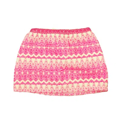 Pre-owned Peek Kids' Girls Pink I Ivory Skirt In Multi