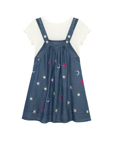 Peek Kids Colorful Galaxy Jumper Set In Blue