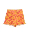 Peek Palm Trees Pull-on Short In Orange