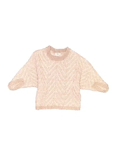 Pre-owned Peek Kids' ... Pullover Sweater In Pink