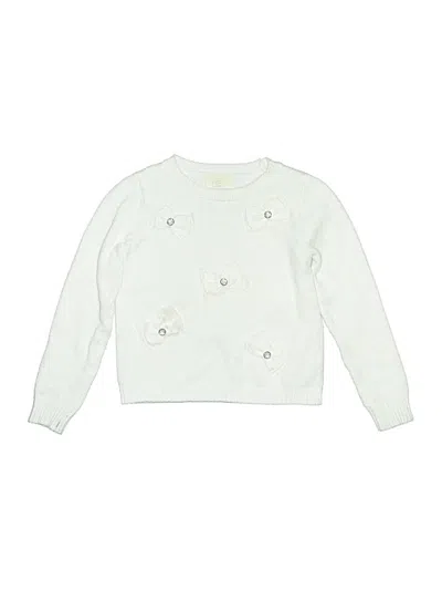 Pre-owned Peek Kids' ... Pullover Sweater In White