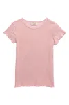 Peek Kids' Shimmer Tee In Pink