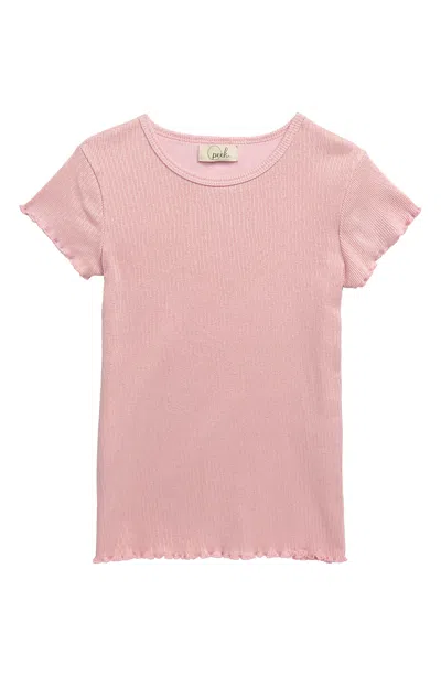Peek Kids' Shimmer Tee In Pink