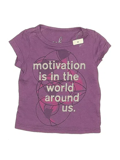 Pre-owned Peek Babies' ... Short Sleeve T-shirt In Purple