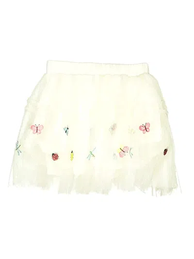 Pre-owned Peek Kids' ... Skirt In Ivory
