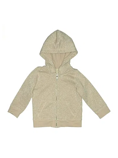 Pre-owned Peek Kids' Zip Up Hoodie In Gold