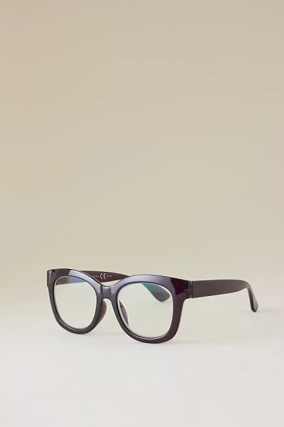 Peepers Centre Stage Blue Light Reading Glasses In Brown