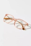 Peepers Square Readers In Pink