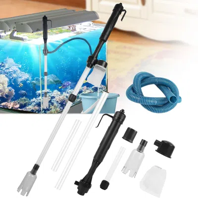 Peepets Battery-operated Aquarium Vacuum Gravel Cleaner In Blue