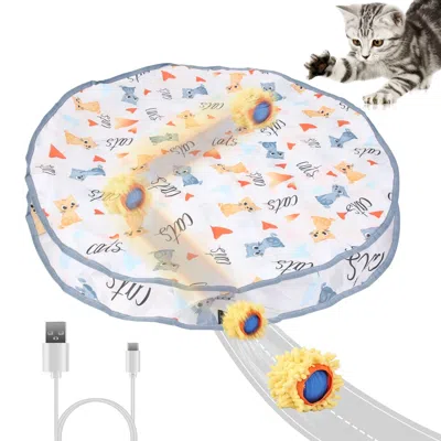 Peepets Cat Toys Ball Fast Rolling In Pouch Rechargeable Motion Activated Interactive Cat Toys For Indoor Ca In Multi