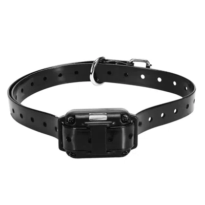 Peepets Dog Training Collar Receiver Ip67 Waterproof Dog Bark Shock Collar Accessories Adjustable Belt In Black