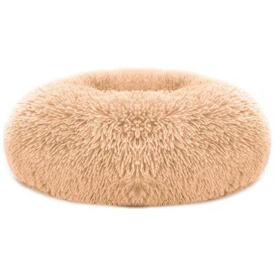 Peepets Pet Dog Bed Soft Warm Fleece Puppy Cat Bed Dog Cozy Nest Sofa Bed Cushion L Size In Yellow