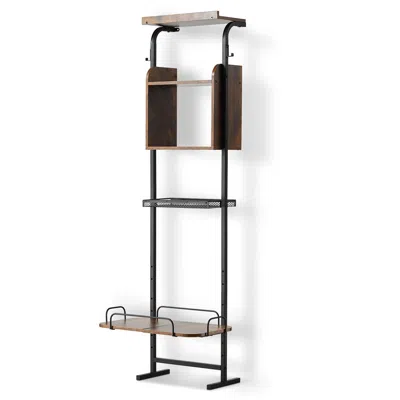 Peepets Pet Feeding Station With Storage, Elevated Dog Bowls, Raised Dog Bowl Stand, Dog Food Storage And Fe In Multi