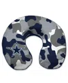 Pegasus Home Fashions Dallas Cowboys Camo Memory Foam Travel Pillow In Multi