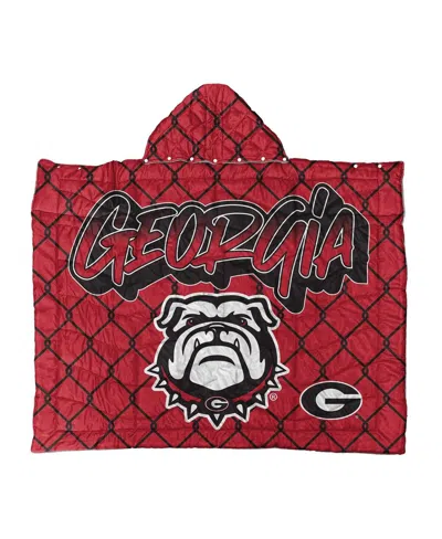 Pegasus Home Fashions Pegasus Georgia Bulldogs 54" X 70" Wearable Hero Cape In Transparent
