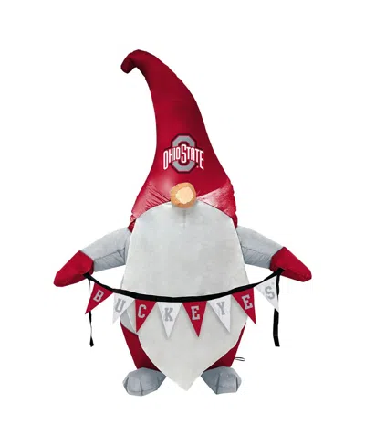 Pegasus Home Fashions Pegasus Ohio State Buckeyes Inflatable Gnome In Red,white