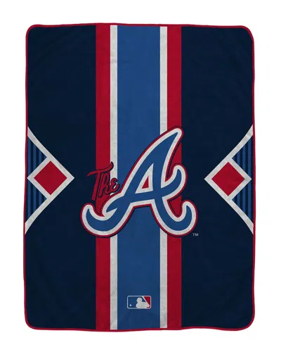 Pegasus Sports Atlanta Braves Mlb City Connect Oversized Blanket In Blue