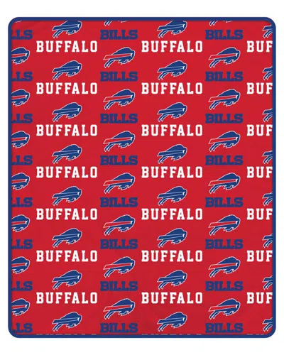 Pegasus Sports Buffalo Bills Nfl Team Logo Print Soft Blanket In Multi