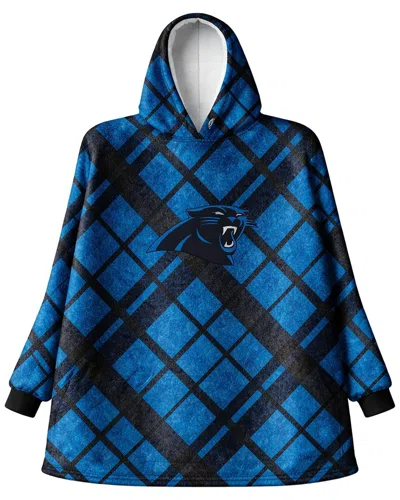 Pegasus Sports Carolina Panthers Nfl Team Hooded Sherpa Blanket In Blue