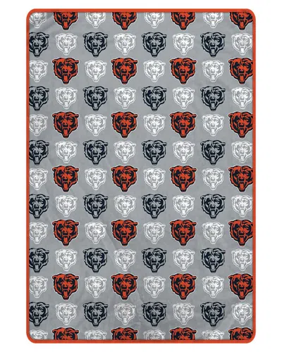 Pegasus Sports Chicago Bears Nfl Team Logomania Oversized Fleece Blanket In Multi