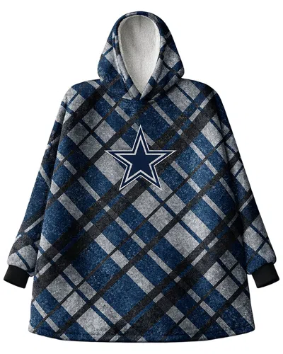 Pegasus Sports Dallas Cowboys Nfl Team Hooded Sherpa Blanket In Blue