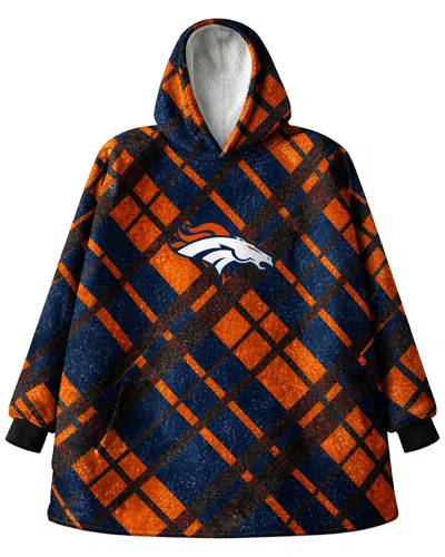 Pegasus Sports Denver Broncos Nfl Team Hooded Sherpa Blanket In Multi