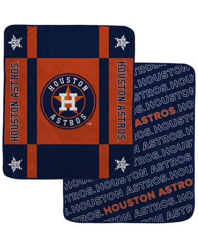 Pegasus Sports Houston Astros Mlb Double-sided Plush Blanket In Blue