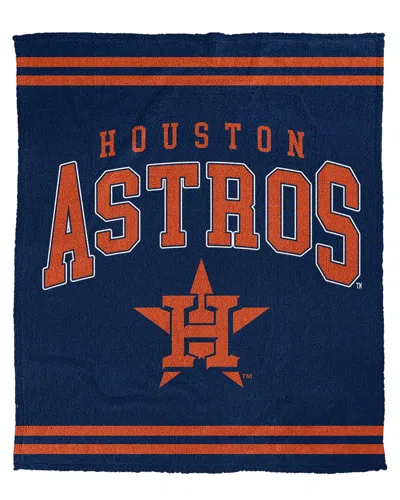 Pegasus Sports Houston Astros Mlb Vintage Cozy Knit Blanket In Multi
