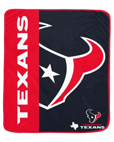 Pegasus Sports Houston Texans Nfl Team Logo Soft Fleece Throw In Multi