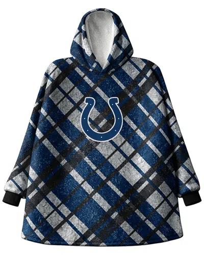 Pegasus Sports Indianapolis Colts Nfl Team Hooded Sherpa Blanket In Blue