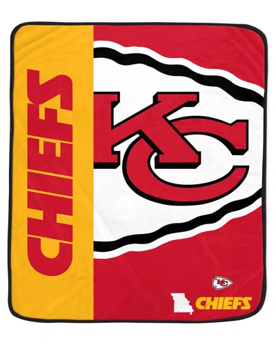 Pegasus Sports Kansas City Chiefs Nfl Team Logo Soft Fleece Throw In Multi