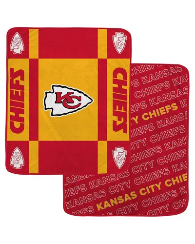 Pegasus Sports Kansas City Chiefs Nfl Team Reversible Logo Fleece Throw In Red
