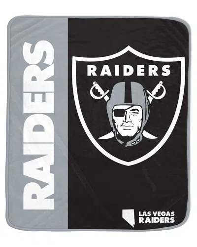 Pegasus Sports Las Vegas Raiders Nfl Team Logo Soft Fleece Throw In Multi