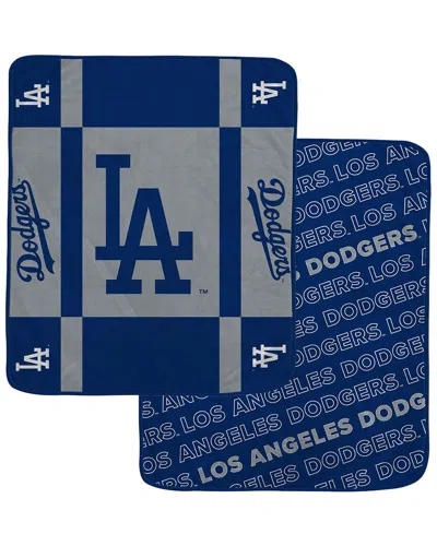 Pegasus Sports Los Angeles Dodgers Mlb Double-sided Plush Blanket In Blue