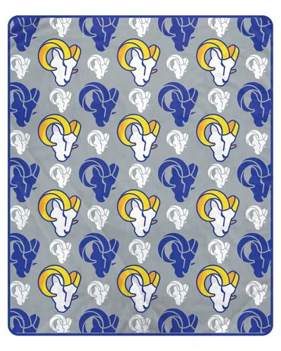 Pegasus Sports Los Angeles Rams Nfl Team Signature Logo Fleece Throw In Multi