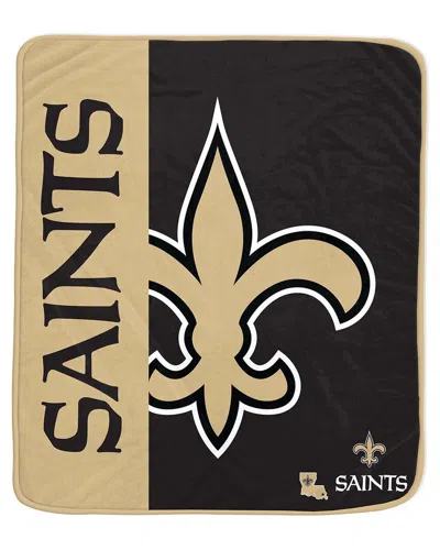 Pegasus Sports New Orleans Saints Nfl Team Logo Soft Fleece Throw In Multi