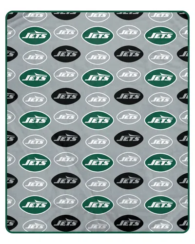 Pegasus Sports New York Jets Nfl Team Signature Logo Fleece Throw In Multi