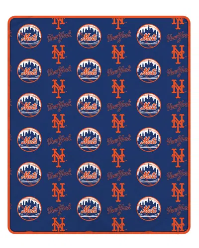 Pegasus Sports New York Mets Mlb Plush Blanket In Blue
