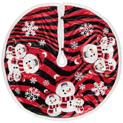 Pegasus Sports Ohio State Buckeyes Christmas Tree Skirt In Red