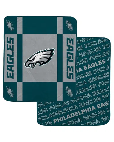 Pegasus Sports Philadelphia Eagles Nfl Team Reversible Fleece Blanket In Multi
