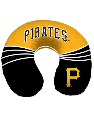 Pegasus Sports Pittsburgh Pirates Mlb Memory Foam U-neck Travel Pillow In Yellow