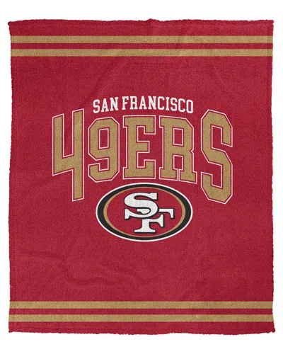 Pegasus Sports San Francisco 49ers Nfl Team Classic Logo Fleece Blanket In Multi