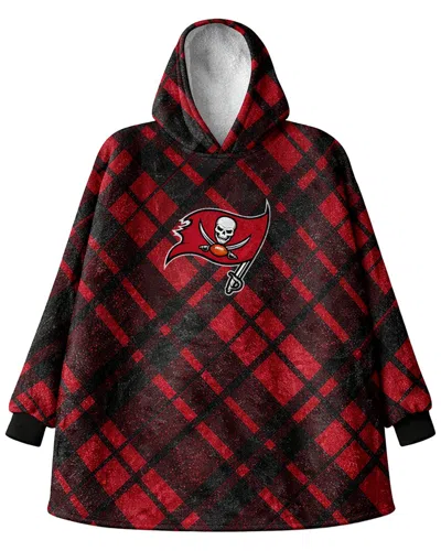 Pegasus Sports Tampa Bay Buccaneers Nfl Team Hooded Sherpa Blanket In Red