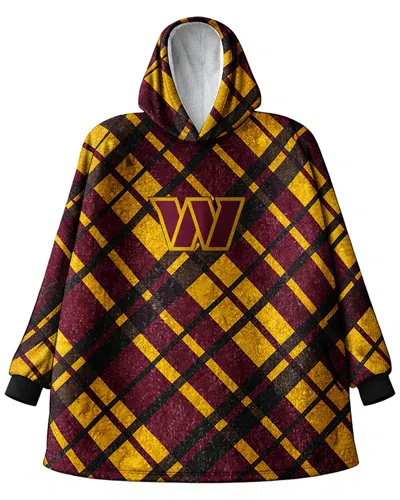 Pegasus Sports Washington Commanders Nfl Team Hooded Sherpa Blanket In Multi