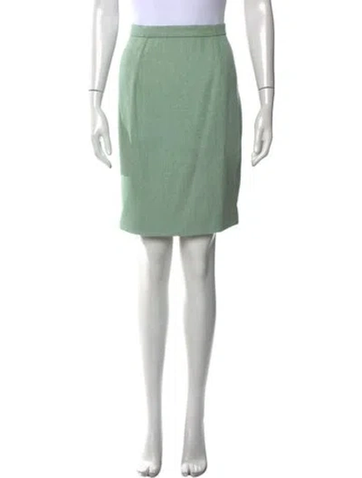 Pre-owned Peggy Jennings Knee-length Skirt In Green