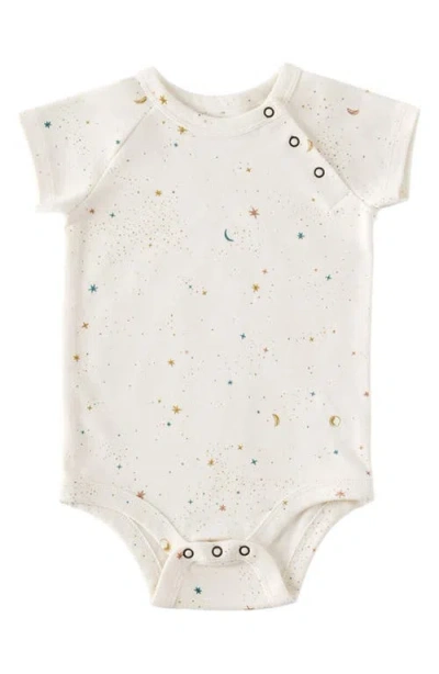 Pehr Babies'  Celestial Organic Cotton Bodysuit In Neutral