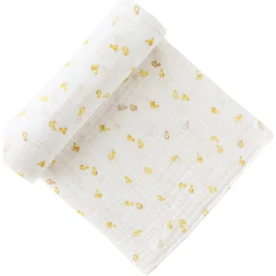 Pehr Celestial Organic Cotton Swaddle In White