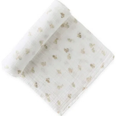 Pehr Celestial Organic Cotton Swaddle In White